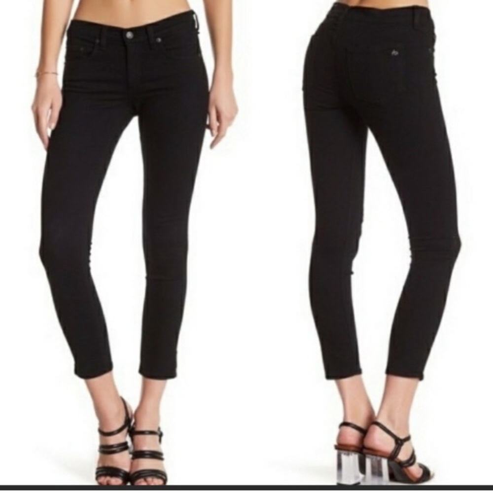 Rag & Bone Capri Jeans Size 24 Black